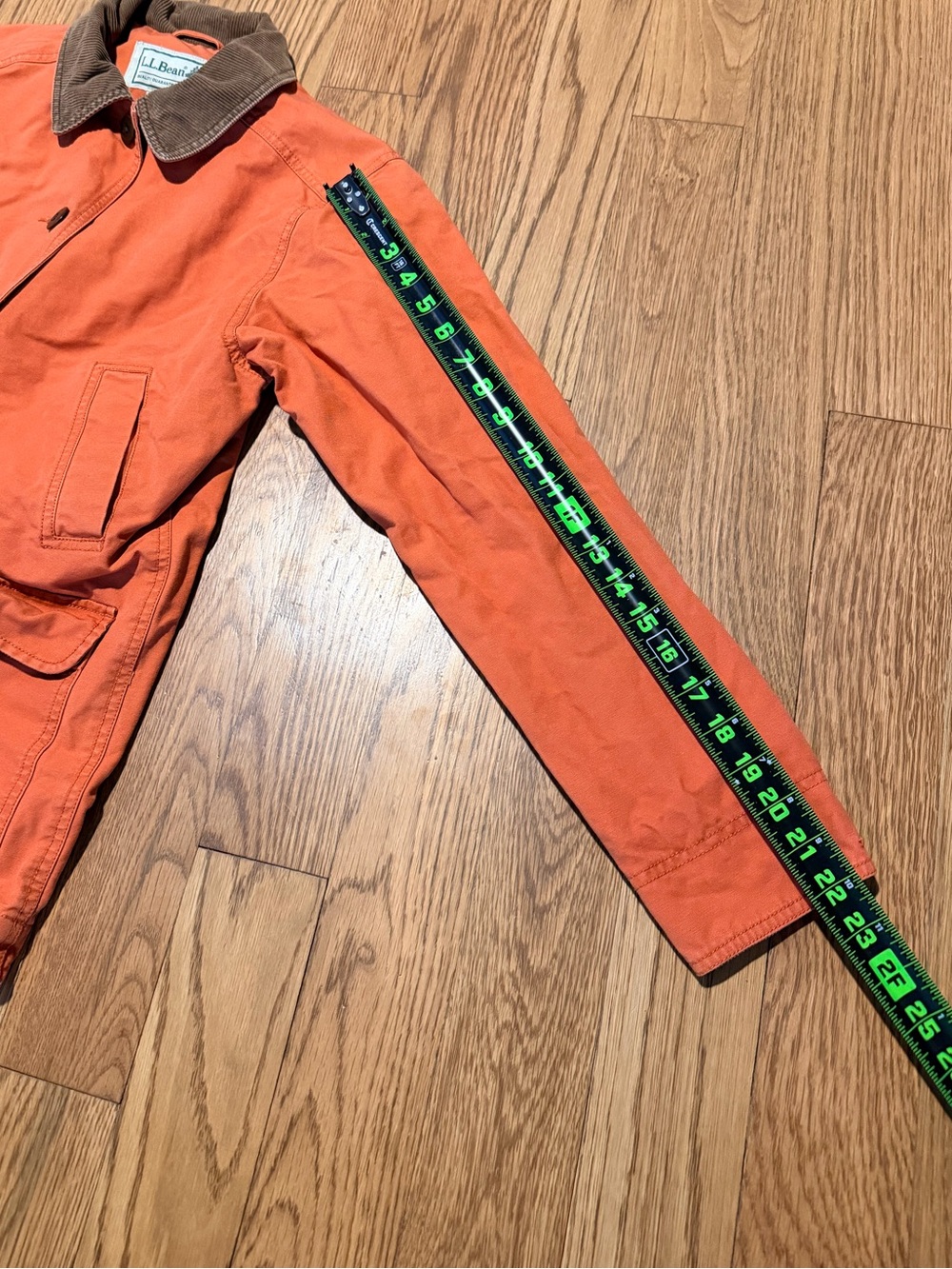 L.L.Bean Vintage Women’s XS Petite Field / Barn Coat – Corduroy‎ Collar - Picture 15 of 16